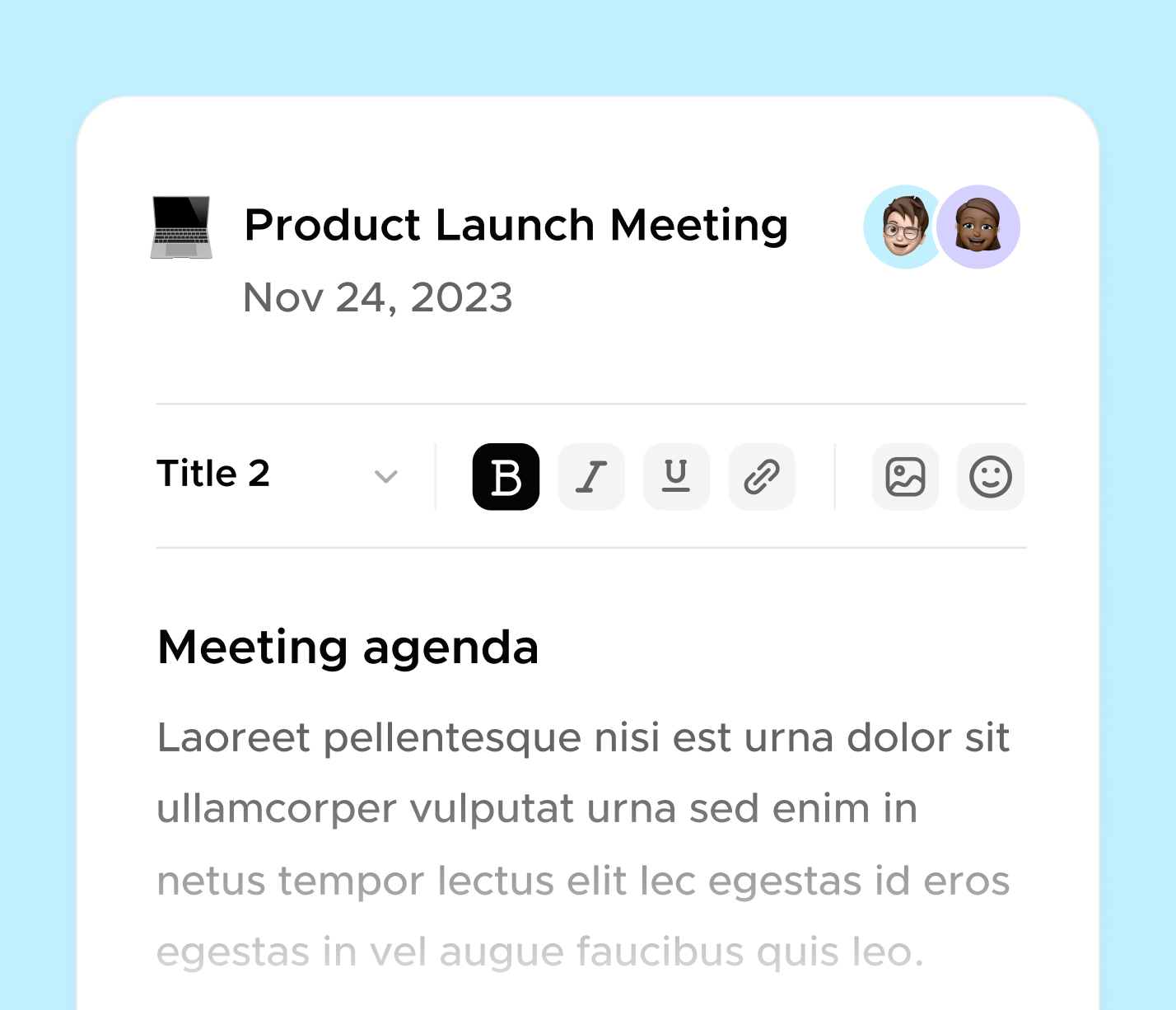 Collaborative Note Taking - TechOS X Webflow Template