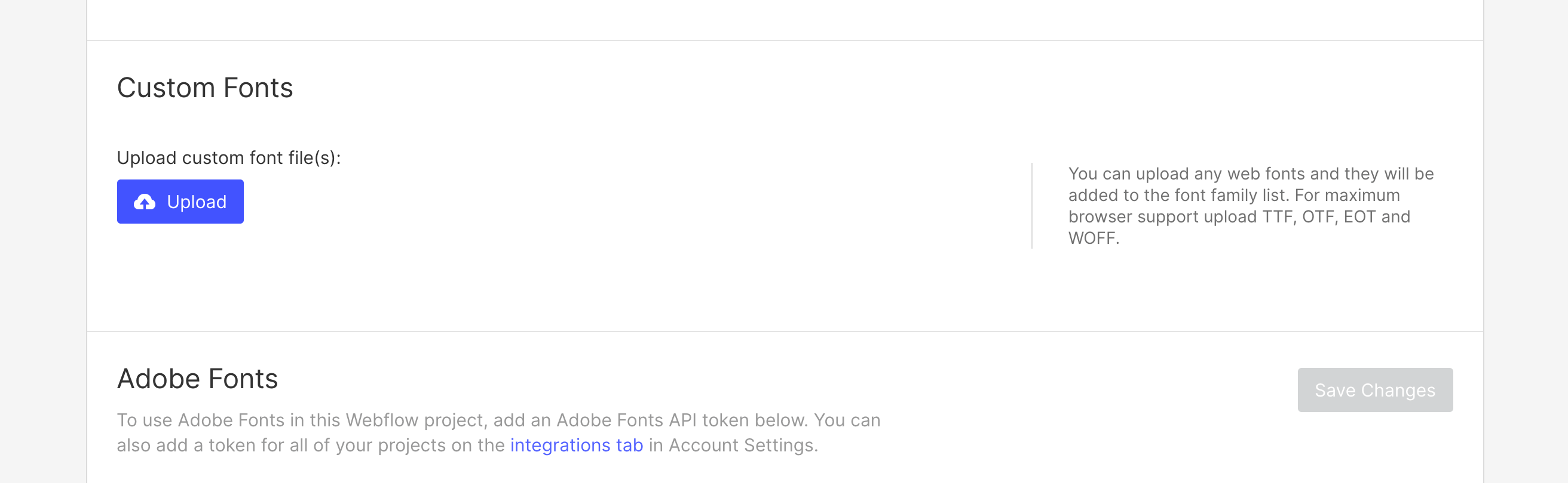 Custom Typography - Saasfy X Webflow Template